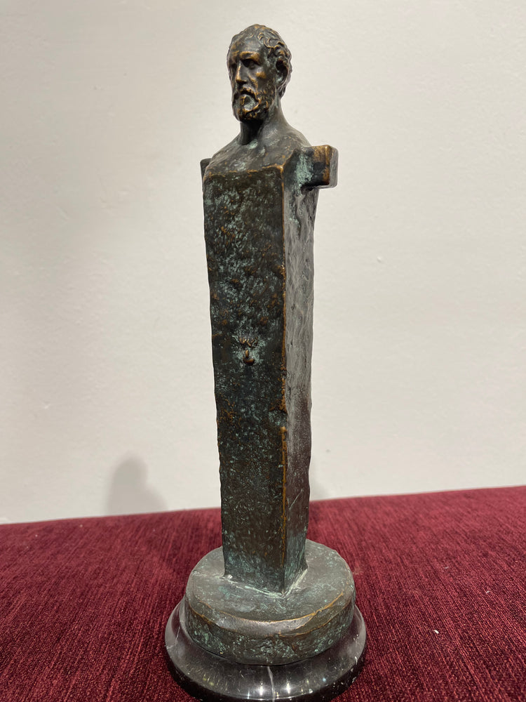 Herm Thucydides - Bronze Sculpture - Handmade