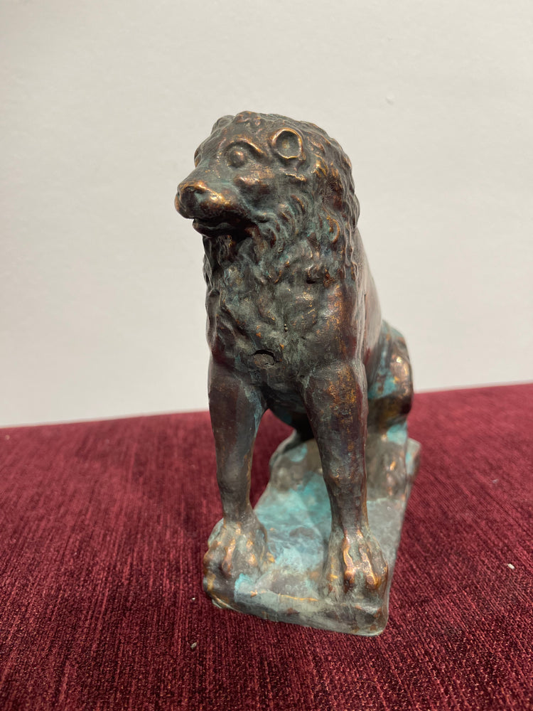 Lion Bronze Sculpture - Handmade