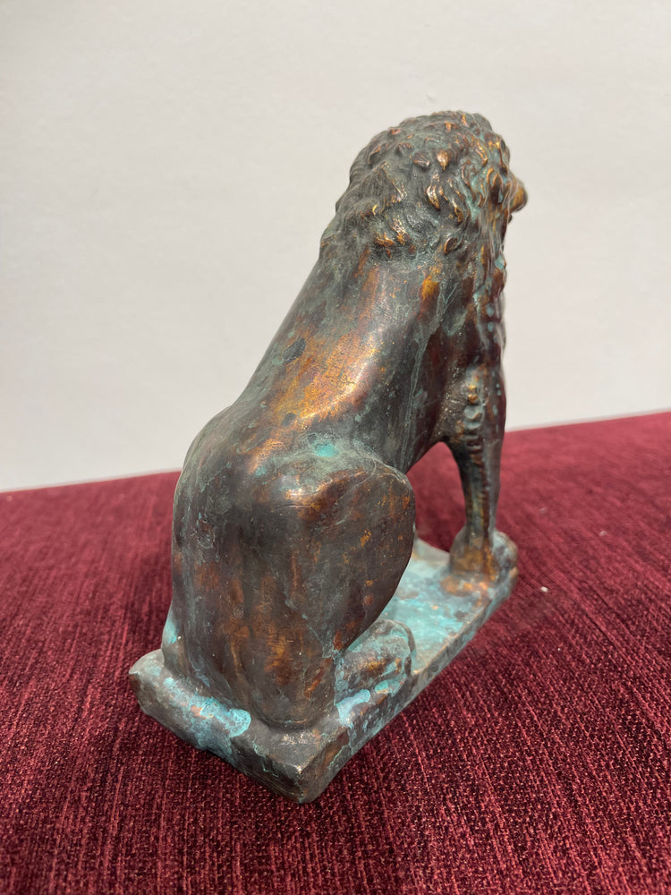 Lion Bronze Sculpture - Handmade