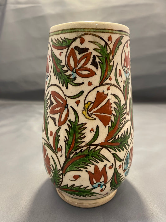 Kütahya Ceramic Vase - Handmade