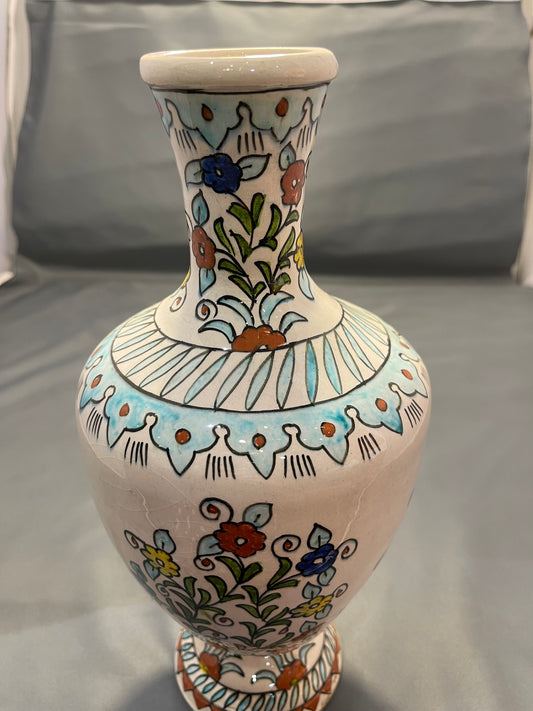 Kütahya Ceramic Vase - Handmade