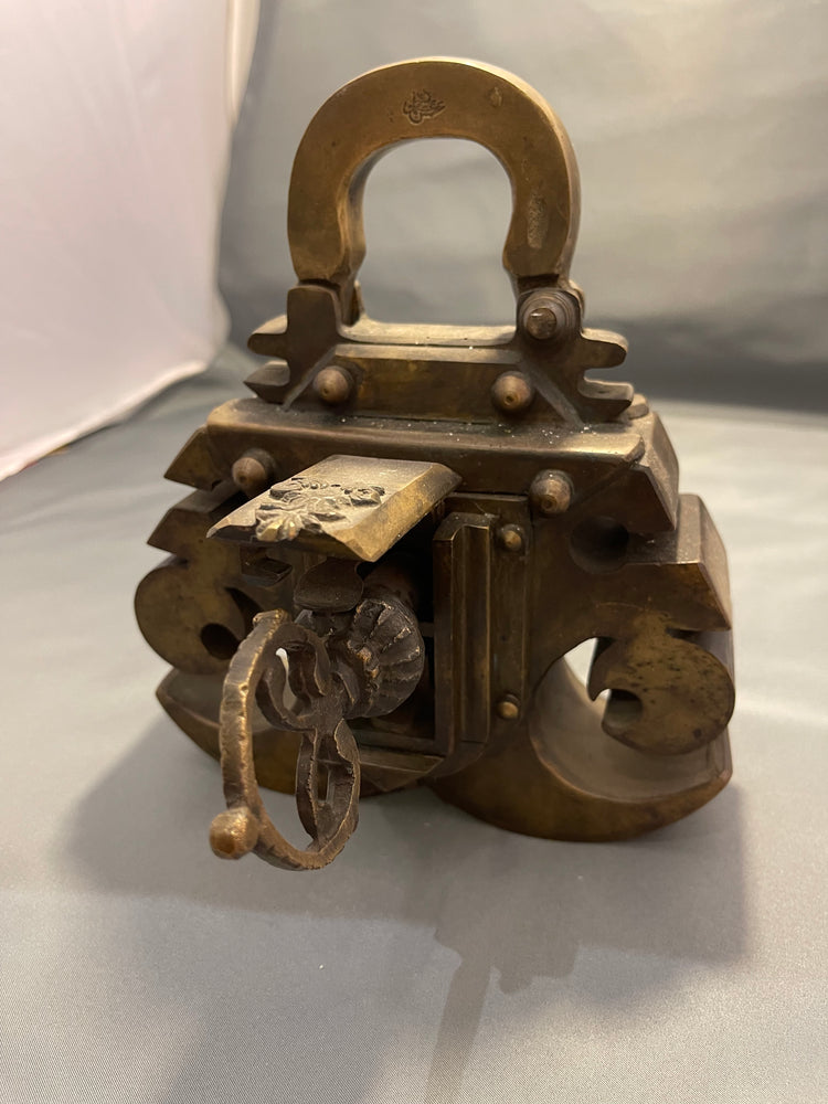 Ottoman Era Bronze Lock & Key - Replica