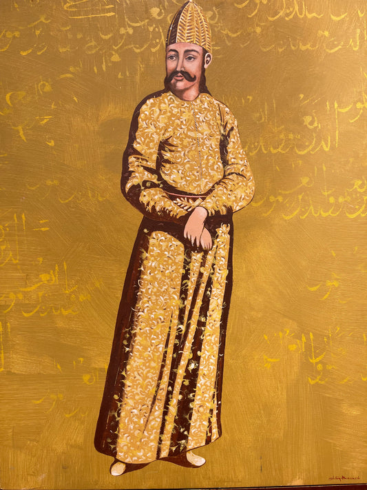 Oil Painting on Canvas Harem Ağası (Eunuch of Harem) By Oktay Bozkurt