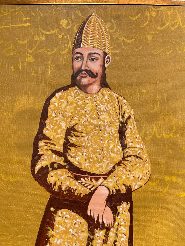 Oil Painting on Canvas Harem Ağası (Eunuch of Harem) By Oktay Bozkurt