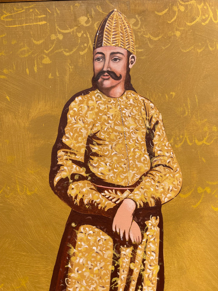 Oil Painting on Canvas Harem Ağası (Eunuch of Harem) By Oktay Bozkurt