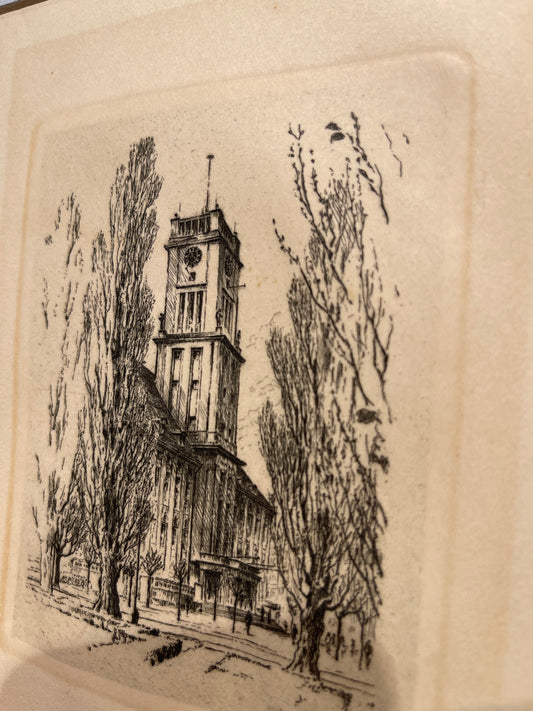 Berlin Schöneberg Town Hall - Hand Drawing