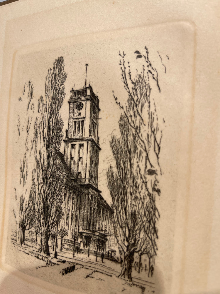 Berlin Schöneberg Town Hall - Hand Drawing