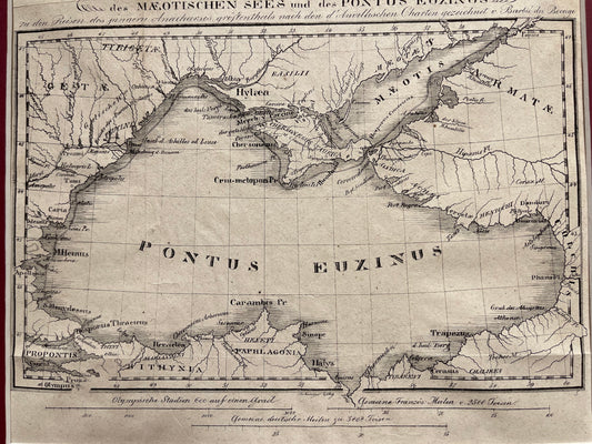 Pontus Euxinus (Black Sea) Map