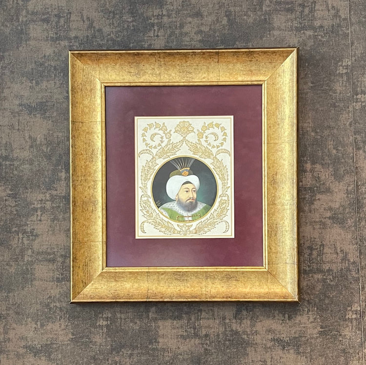 Yavuz Sultan Selim Miniature Art by Haydar Hatemi