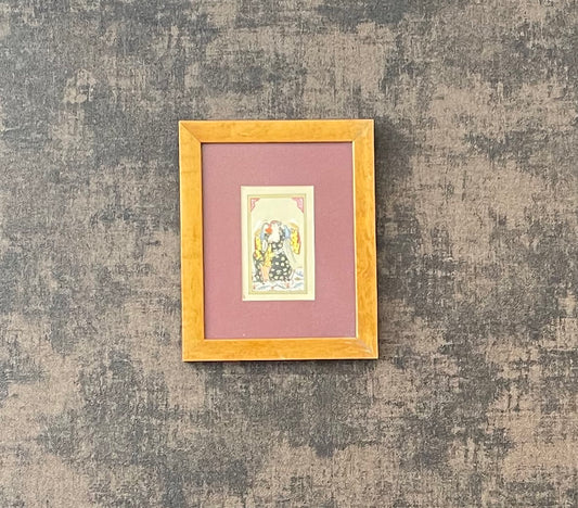 Ottoman Woman Miniature Art by Mevlüde Sayın