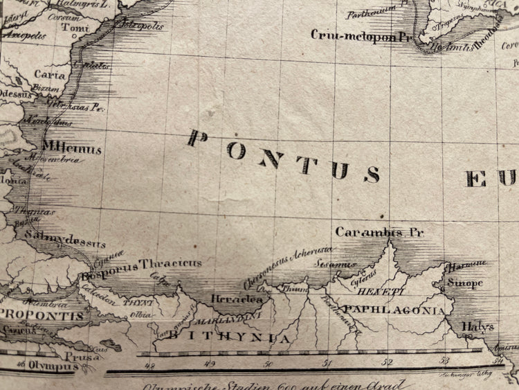 Antique Map - Maotic Lake & Pontus Euxinus