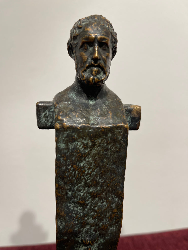 Herm Thucydides - Bronze Sculpture - Handmade