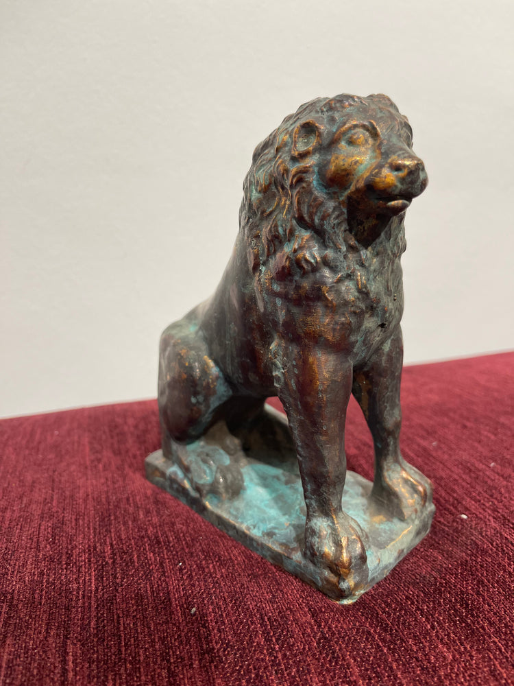Lion Bronze Sculpture - Handmade