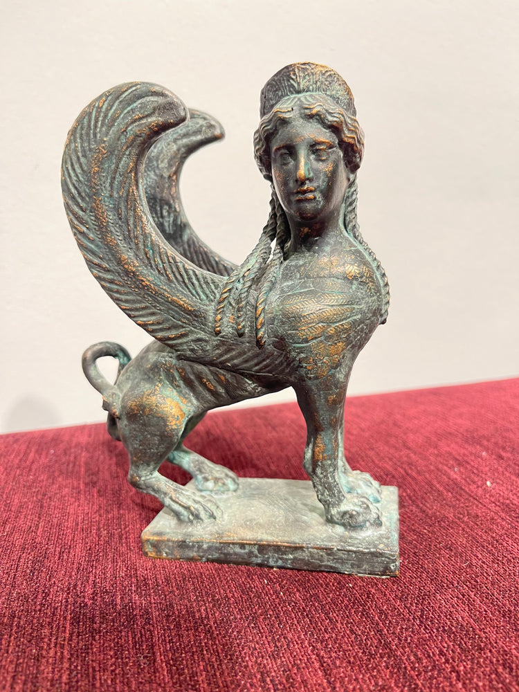 Sphinx Bronze Sculpture - Handmade