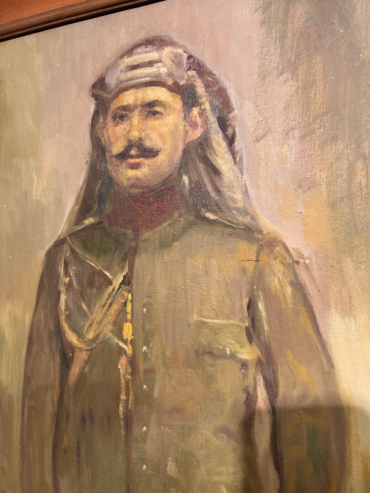 Syrian Soldier - Oil on Canvas Painting