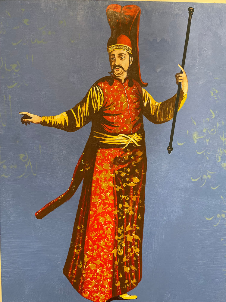 Yeniçeri Askeri (Janissary Soldier)  Oil Painting on Canvas By Oktay Bozkurt