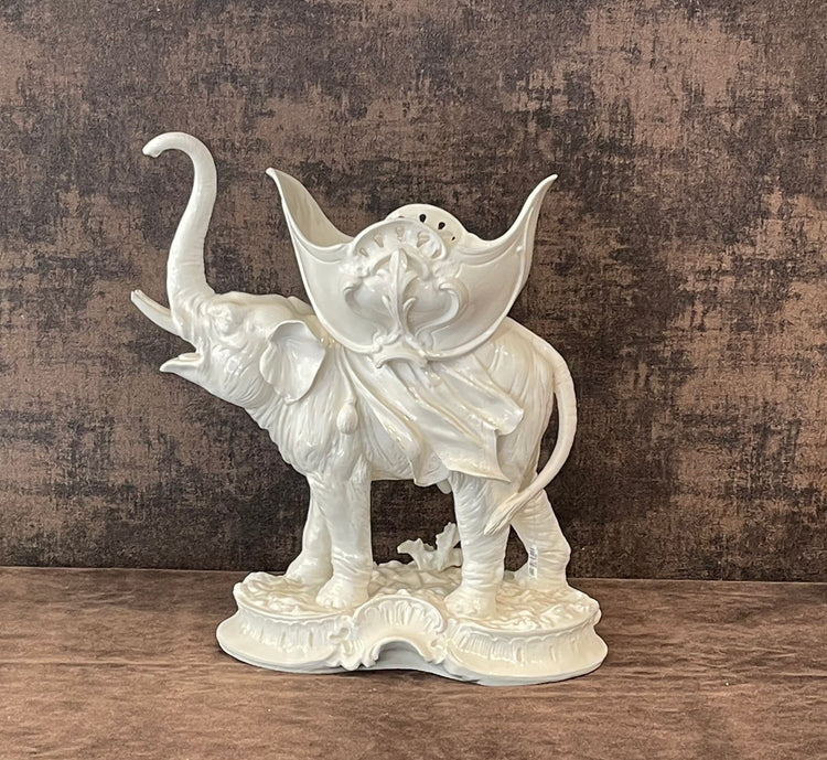 Indian Elephant Figurine - Handmade