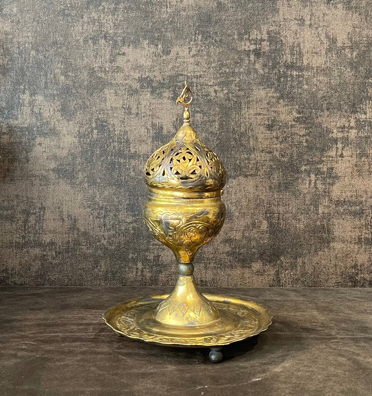 Censer Gold Plated over Bronze - Handmade